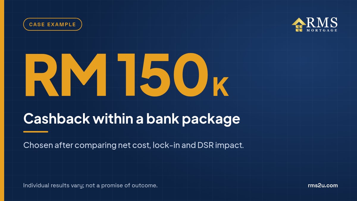 RM 150k cashback within a bank package