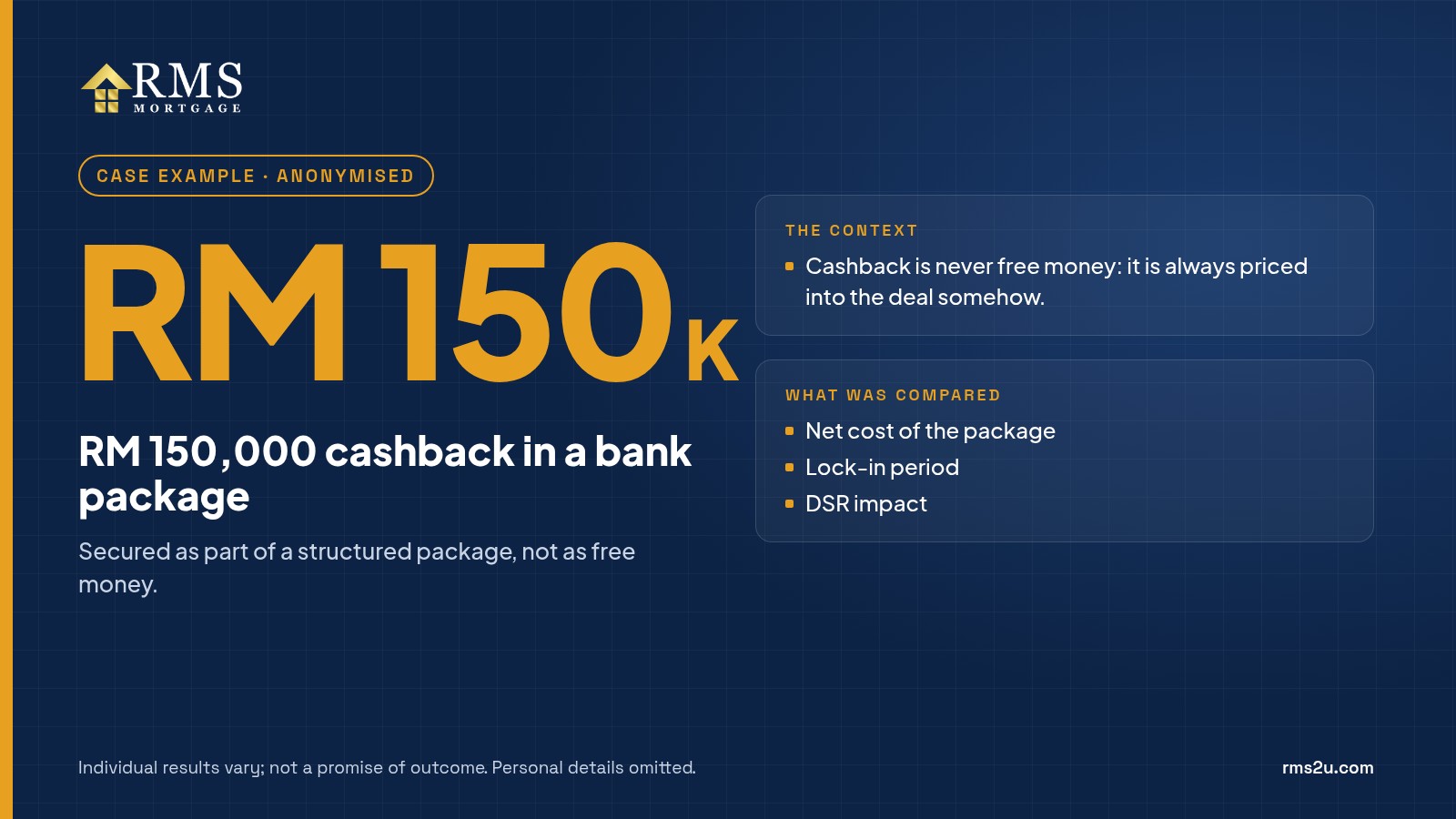 RM 150k cashback case panel